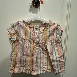 OshKosh B'gosh Pastel Striped Kids Blouse
